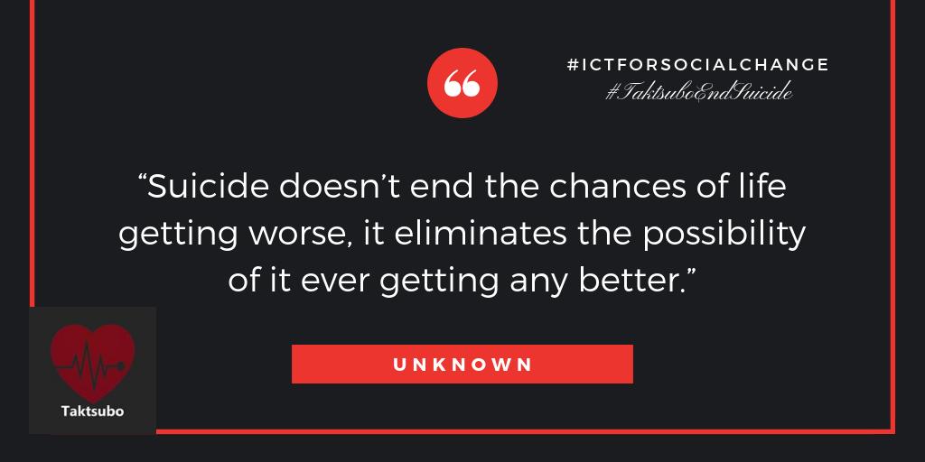 endtaktsubo's tweet photo. Push on, life is worth living! 

#ICTForSocialChange 
#TaktsuboEndSuicide https://t.co/6TMrfxzNbm