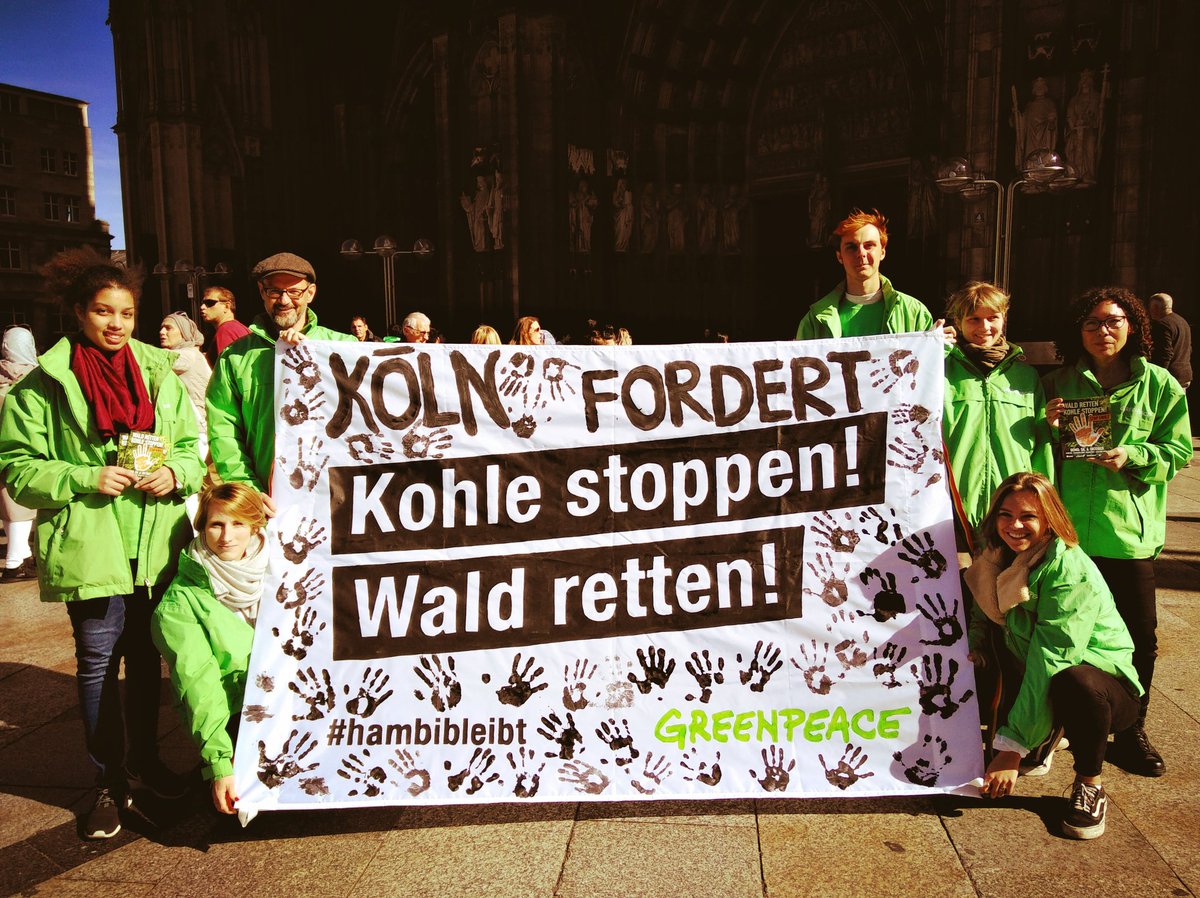 greenpeace_k's tweet photo. DANKE für euren Support! Danke für eure 🖐️-Abdrücke!
Wir sehen uns am Samstag (06.10. | 12 Uhr | Bahnhof Buir) und demonstrieren gemeinsam für #hambibleibt 🌳💪 #HambacherWald 🌼 https://t.co/IVSfapypwO