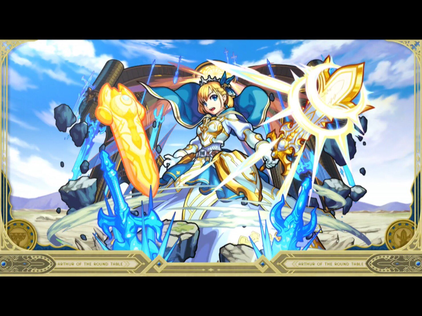 クラリス 獣神化アーサー 反射 バランス型 ゲージ 重量 ダメウォ ゲージアンチワープ Ssターン短縮 Ss 狙った方向に十字砲 全ての敵に剣で追い討ち 友情コンボ ワンウェイレーザーel サブ友情全敵ロックオンレーザーl