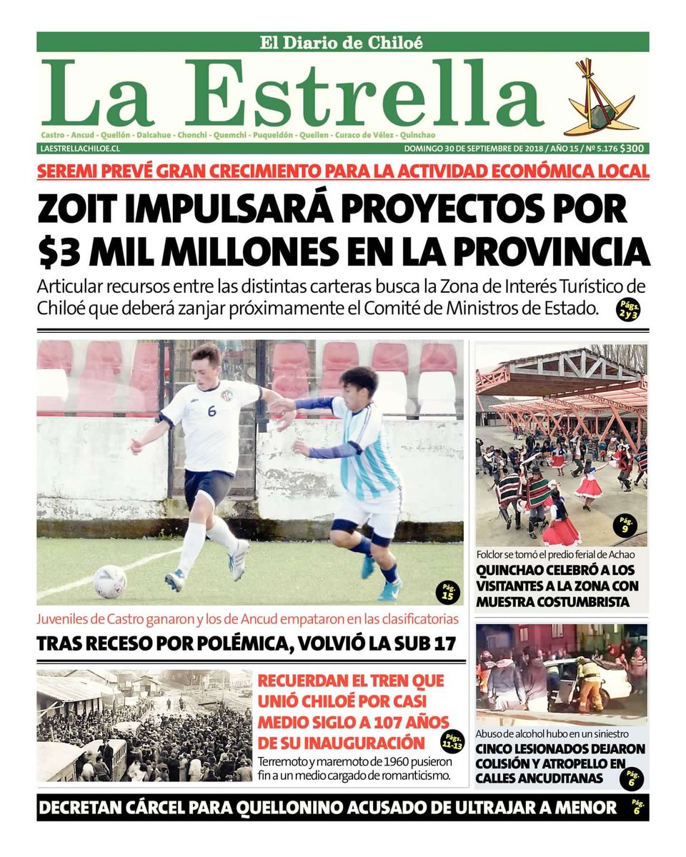 TurismoChiloe's tweet photo. Septiembre ha sido un mes importante para el desarrollo turístico de la comuna de Ancud y el archipiélago de Chiloé. Realizamos una importante acción promocional en el parque O`Higgins, se aprobó la ZOIT a nivel regional y obtuvimos nuevamente un reconocimiento internacional. https://t.co/ycJHwxZ6kh