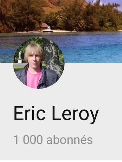 ericstudiomusic's tweet photo. 1000ème abonné à ma chaine Youtube ce matin, ça fait plaisir. 🤩
https://t.co/QUiVARjun8 https://t.co/vcIo7ArYgh