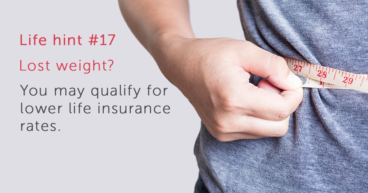 TermInsuranceS1's tweet image. Losing weight can help your waistline and your wallet!