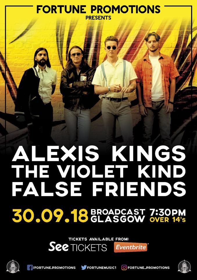 We're all set for our first UK &amp; European tour. We kick TONIGHT at Glasgow's very own <a href="/BroadcastGLA/">Broadcast Glasgow</a> 
Tix &amp; Info: dld.bz/ham8e
<a href="/FortuneMusic1/">Fortune Promotions</a> <a href="/ffriendsmusic/">False Friends</a> <a href="/thevioletkind/">The Violet Kind</a>
#Broadcast #Glasgow #Scotland #alexiskings #livemusic #tour