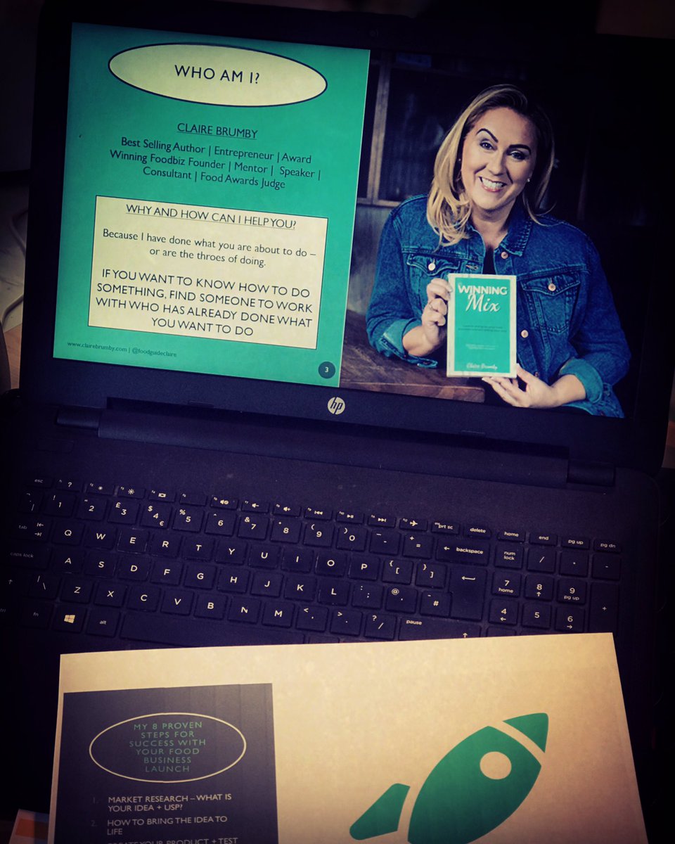 theclairebrumby's tweet image. The gorgeous #foodies heading to my workshop @breadjamfest this week are in for a treat 💥

Putting the final throes of my presentation together...8 proven steps to successfully launch your #foodbiz 🚀

I can save you time, money &amp;amp; sanity 👊🏼

#breadandjam2018 #mentor #business
