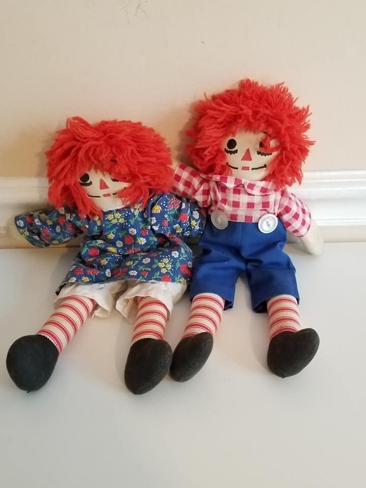 blonde raggedy ann doll