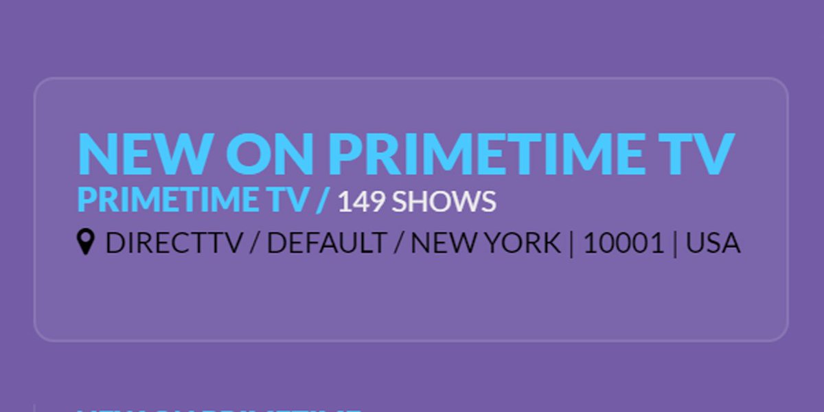 Looking for something fresh on TV tonight?

WhensItOn can tell you what's new, whatever cable provider you have.

whensiton.com
