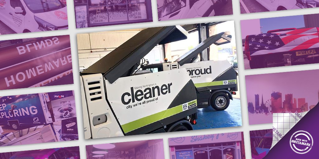 Not your usual fleet…

But with a clean design and a fresh wrap, these road sweepers certainly look the part - @N1Visual have done a pretty 'neat' job! 😉