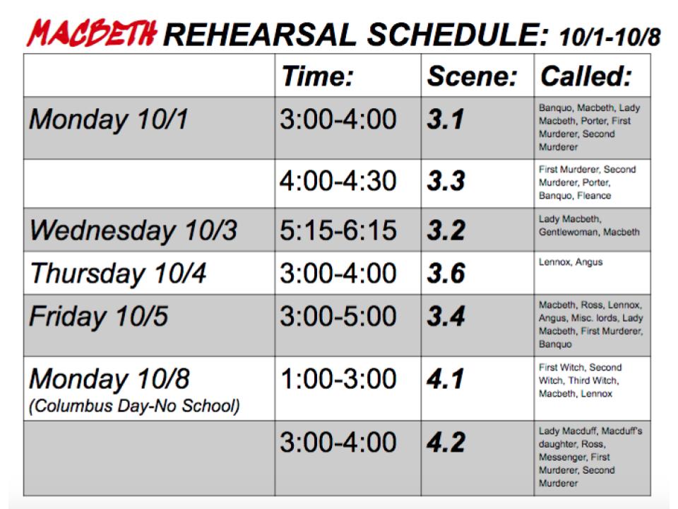StEdTheatre's tweet photo. With next week being a little crazy, here is the schedule for this Monday (10/1) through next Monday (10/8)! https://t.co/hQpRaXaM2d