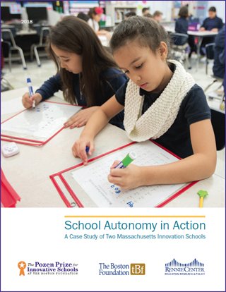 bostonfdn's tweet photo. How do schools turn autonomies into innovative practices? A new report from @bostonfdn and @therenniecenter explores two interesting cases.  https://t.co/doTJwcPf9D https://t.co/sMSpMGMZHD