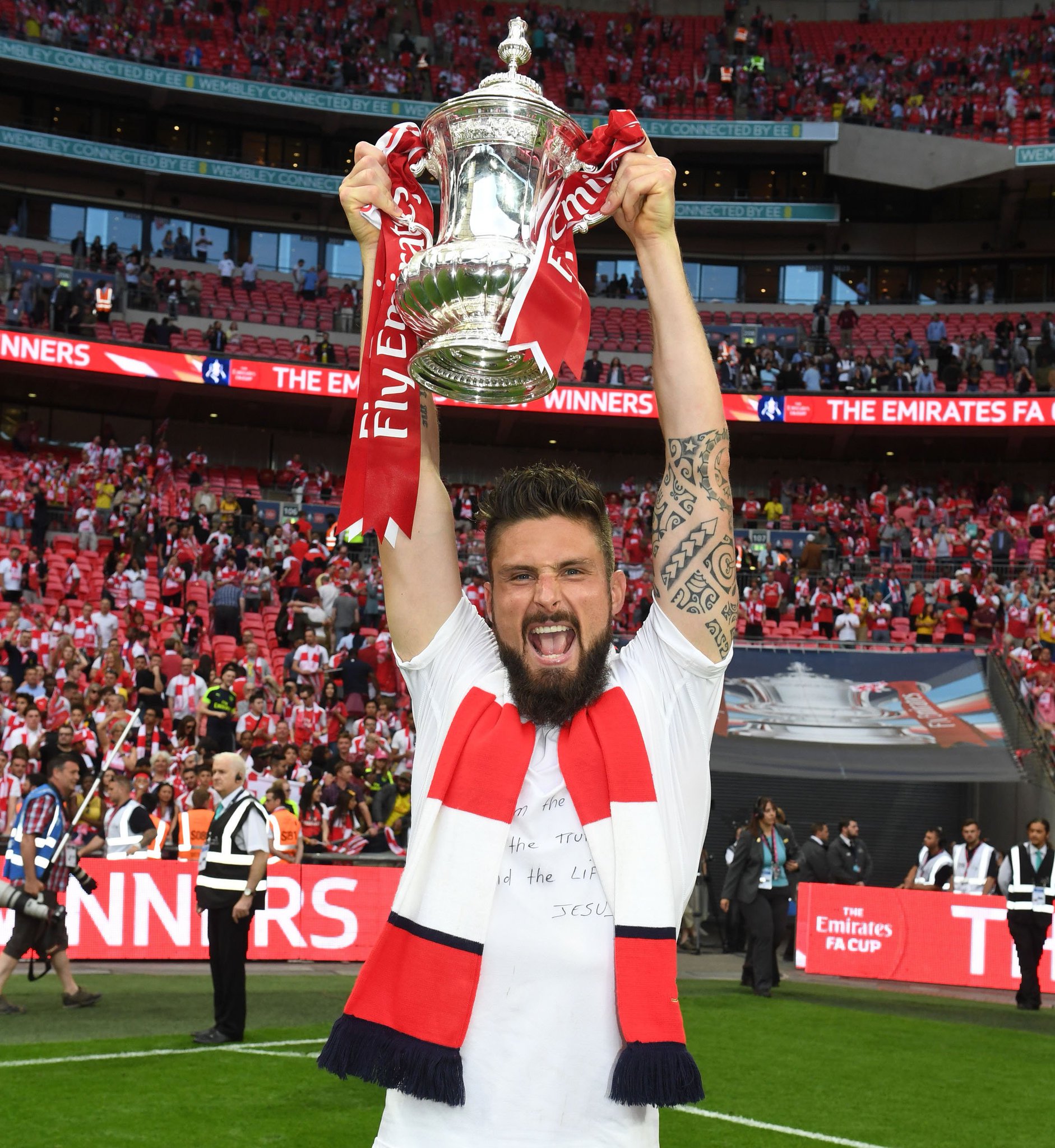 Wishing a very happy birthday to Arsenal centurion, Olivier Giroud   