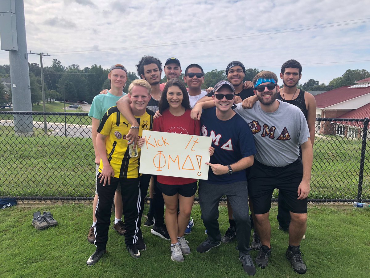 lu_pmd's tweet photo. Our chapter had a blast playing in Alpha Delta Pi's Kicks for Kids tournament! A huge thank you to @SarahhRightt for coaching and motivating us to do our best! https://t.co/lLYsnfkxKL