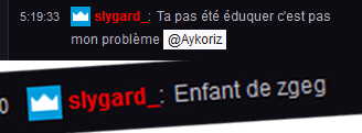 Aykoris's tweet photo. @SlyGard_ @THZ_PUBG Quand tu parles d'éducation mais que tu fais pire 🤣 https://t.co/P1Hi3IHwZb