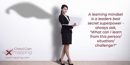 A #learning #mindset is a #leaders best #secret #superpower - always ask,
“What can I learn from this person/situation/challenge?"
#futureofwork #futureofworkmindset #futureofworkstrategies #futurereadyleaders #leadershipforthefuture nextmapping.com <a href="/cherylcran/">Cheryl Cran</a>