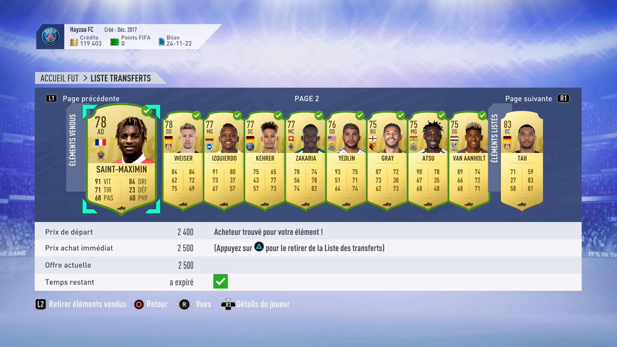 Hayzaaa_'s tweet photo. On Vend tranquille ... #Techmilli #TechAvionlowcost #AR #FUT19 https://t.co/DDCzu2eJs4