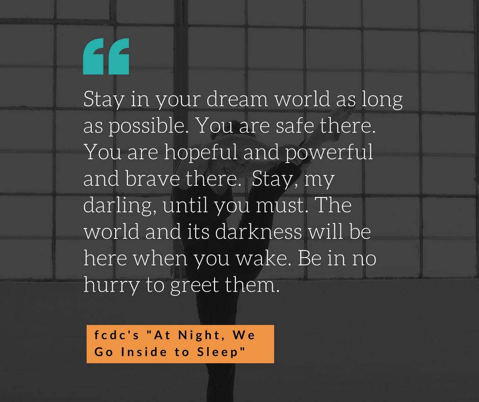 One of the greatest things that comes out of the fcdc creative process are the beautiful pieces of prose that get woven into the choreography. Buy your tickets today to see this quote in context! bit.ly/2OSw1Zr