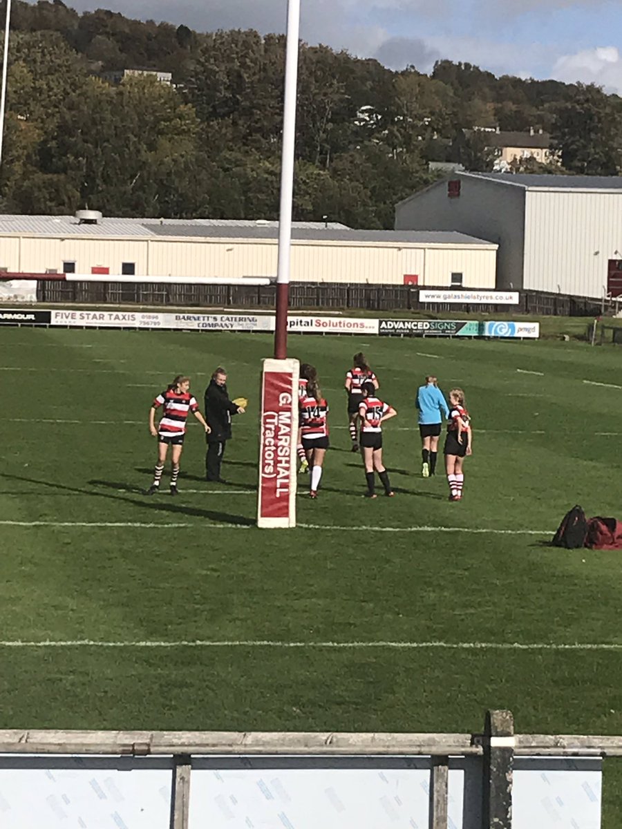 Ck2Kerri's tweet photo. @CayleighYoung  and @nrj2005 representing Stirling County Girls Rugby Football Club at a tournament in Gala today 😍😍🏉🏉 #14 and #15 @LHS_SOR @LHS_HWB https://t.co/VWKKQofLv2