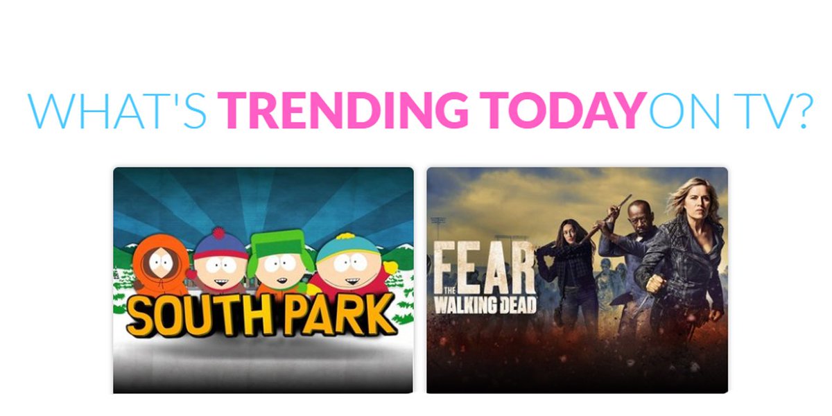 Thank goodness it's Fri-yay.

Time to kick back, relax and check out what shows are trending.

whensiton.com