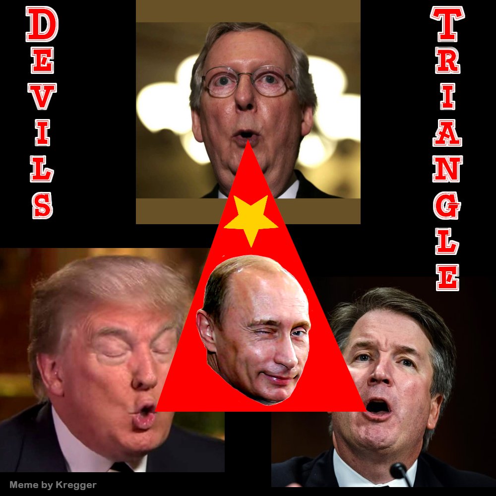 kregger2012's tweet image. #Boofing #BlackoutBrett #DevilsTriangle
#SundayFunday #ImpeachTrump #ImpeachKavanaugh #PutinsPuppet