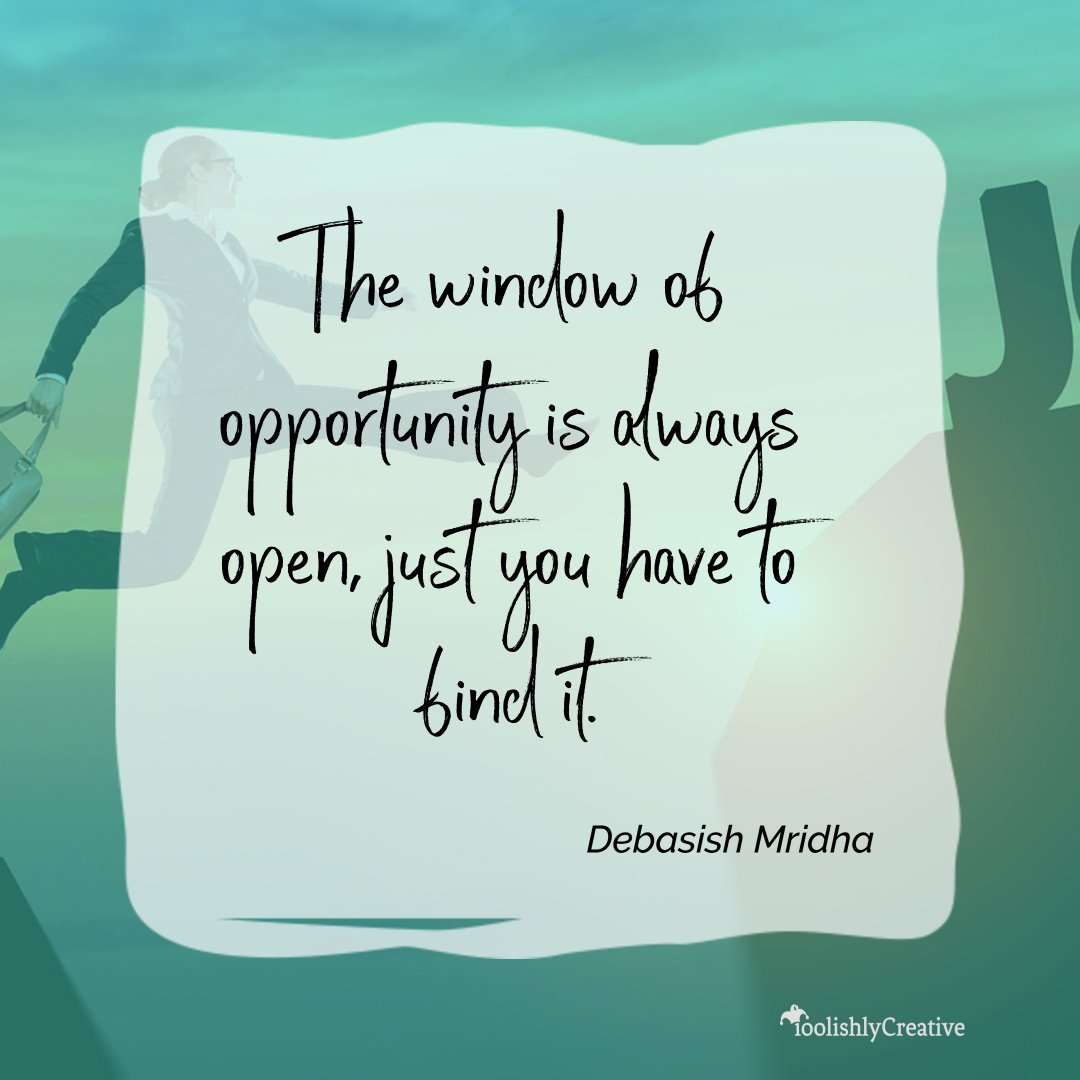 KimberlyIMays's tweet photo. "The window of opportunity is always open, you just have to find it."
#WebDesign #SmallBiz #entrepreneurs #entrepreneur #FoolishlyCreative https://t.co/vUjlMHyO0B