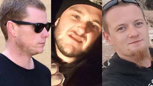 memeville1's tweet photo. Three of the four oxygen thieves who recorded themselves torturing, burning, shooting and punching (with knuckledusters) a kangaroo to death. Nice job being complete pussies AND embarrassments to your families! https://t.co/EyqjoNJEfA