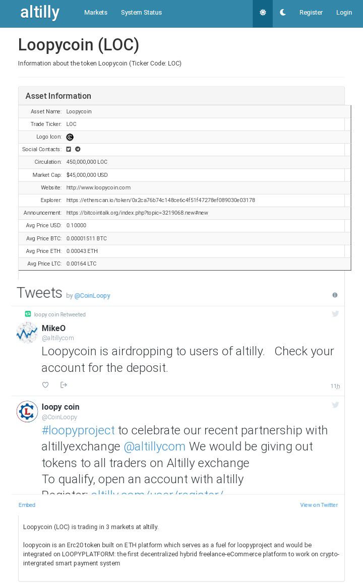 loopy coin tweet media