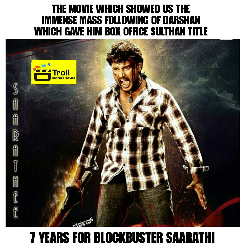 DBrigade7's tweet photo. #DBossComeBackMovie 
#OneManArmyDBOSS 
#BossOnFire 
#7YearsForSaarathee 
#7YearsForBBSarathi 
@dasadarshan https://t.co/JgjcUEKk0M