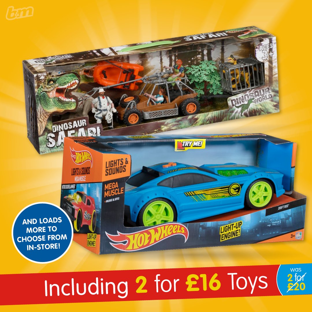 dinosaur toys b&m