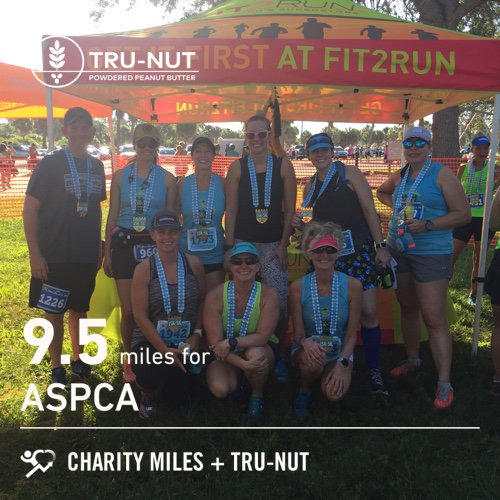 mc_vinson's tweet photo. 9.5 @CharityMiles for @TeamASPCA. Thx @trunutbutterfor sponsoring me. #EveryMileMatters https://t.co/fUrKN0qu1F https://t.co/c1TOugUcjn
