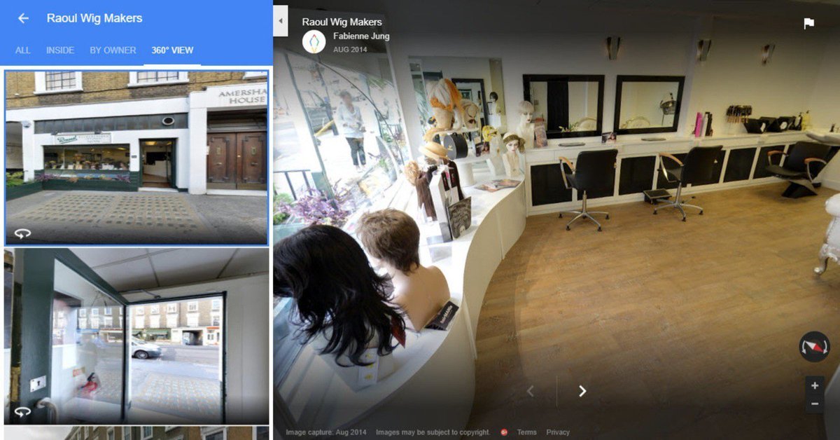 RAOULHAIR's tweet photo. Have you seen our 360° Virtual Tour of our London Wig Shop?  https://t.co/rsstr4IjOl
#Paddington #W2 #Wigs #Hair https://t.co/dfuYclFSK9