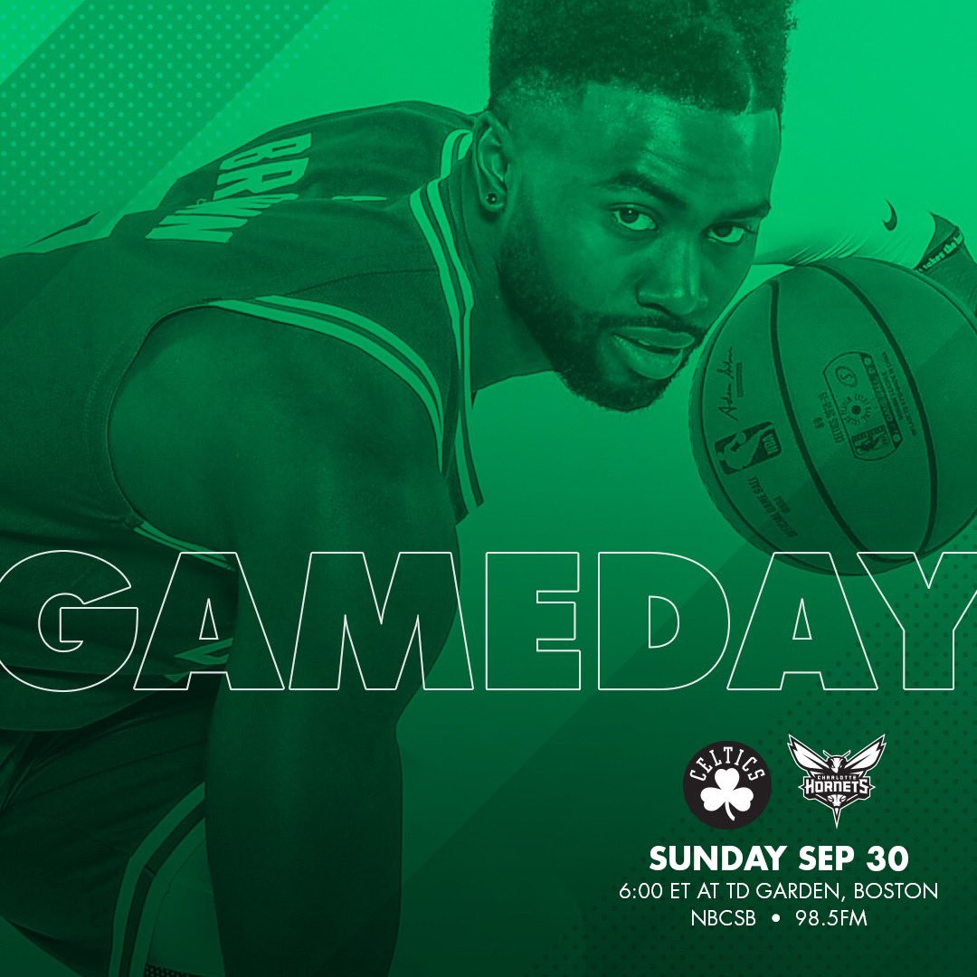 celtics's tweet photo. The Green is back in the Garden tonight ☘️ https://t.co/x8Um6GHXT6