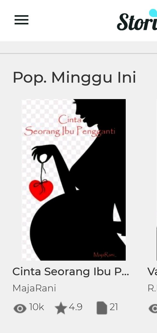 majarani_'s tweet photo. Kembali ke posisi 1 populer minggu ini dan dg 10k viewers.
Ini dia bab 21 (ending)
Cinta Seorang Ibu Pengganti
https://t.co/H5EYX8zzhV
Selamat membaca dan silahkan tinggalkan ulasan ya. π
#WriteTheFest #WTFStorial https://t.co/vHCMKiFdPj