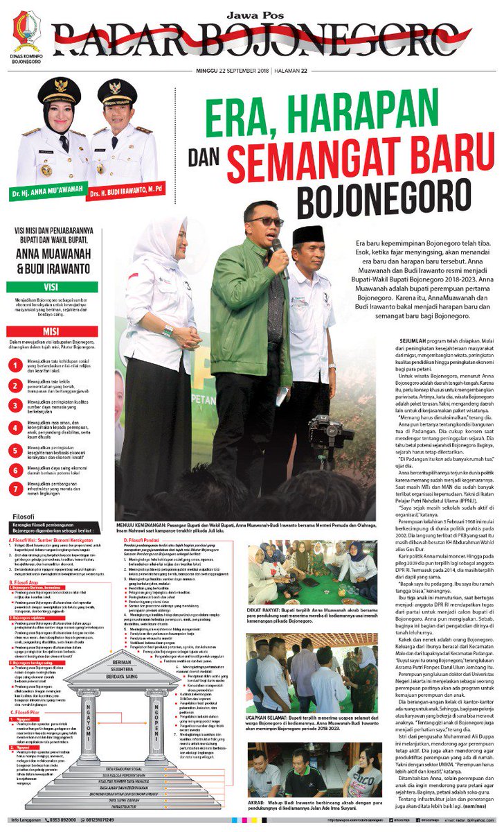 Era, Harapan dan Semangat Baru Bojonegoro
#BojonegoroProduktif 
#HJB341