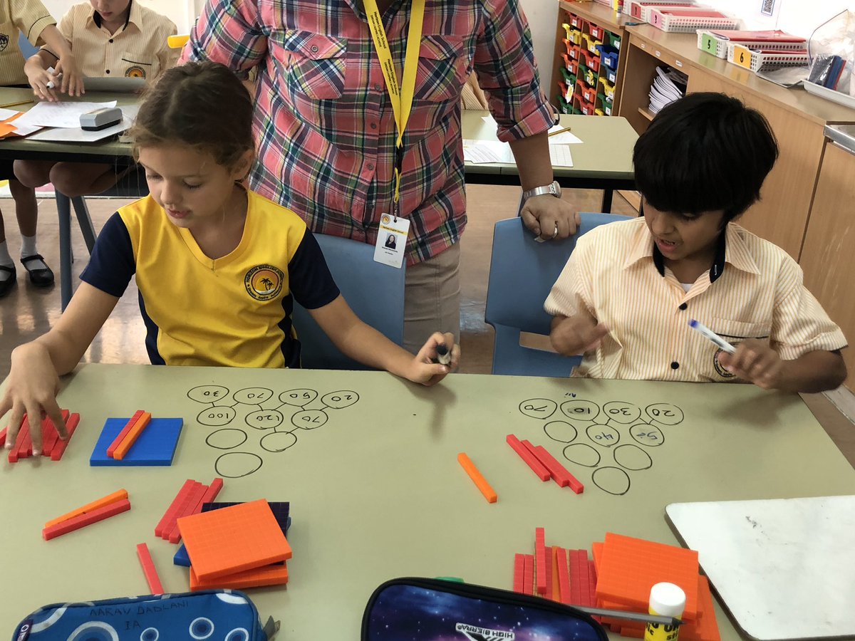 Horizon_Year3's tweet photo. Year 3 were problem solving in maths today with a focus on the skill: Trial &amp; Error. We worked so hard to try and make the target number! Perseverance was our word of the day. #powerfullearners #HorizonMaths https://t.co/SJH8u1gfEX