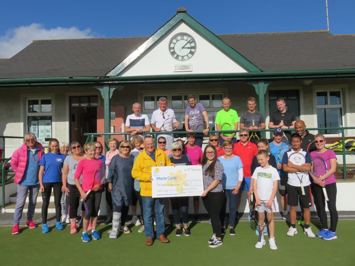 DonaghadeeLTC's tweet photo. Super turnout at our captains day yesterday afternoon. Many thanks to everyone who came down @Ulster_Tennis https://t.co/aRRcgiZE30
