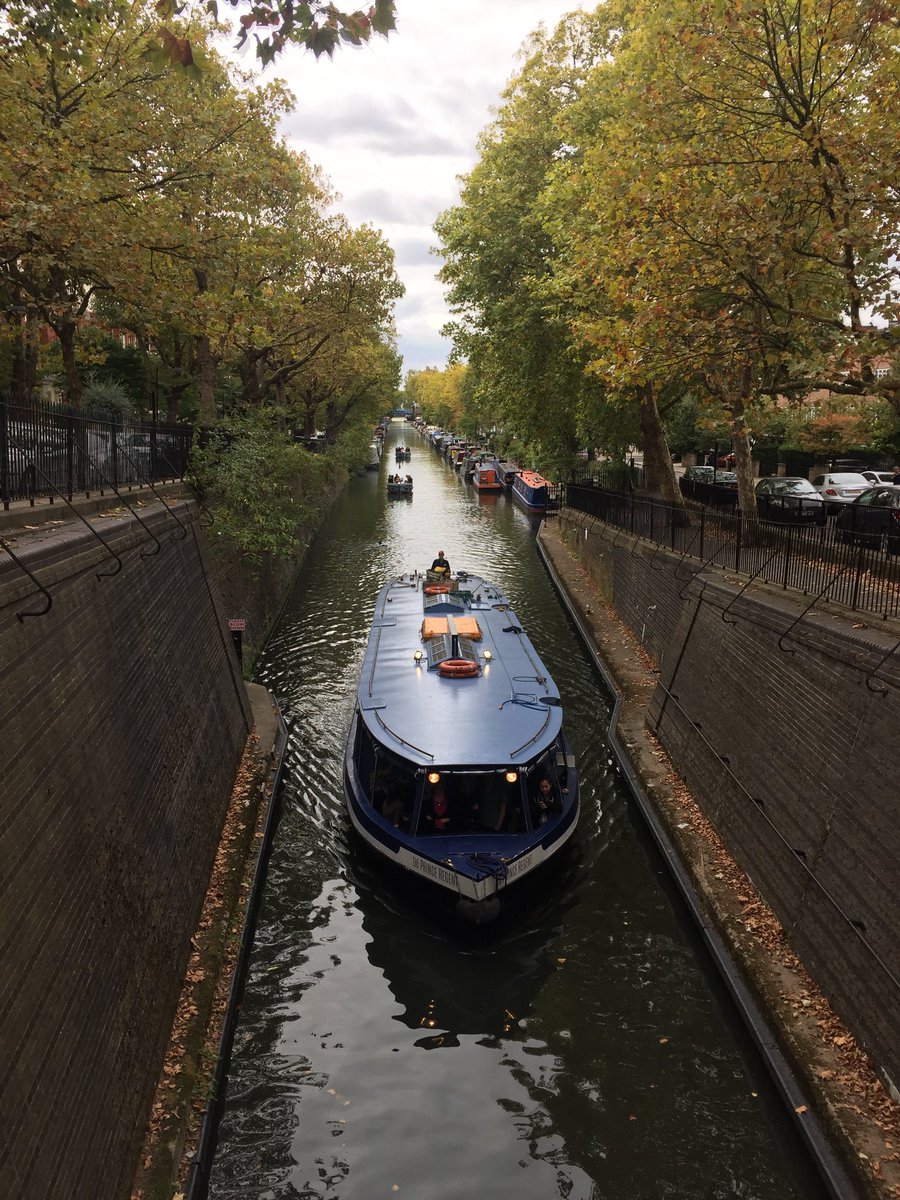 TouristEngland's tweet photo. The view from a cafe in Little Venice, London https://t.co/G2dpJ8uUZI