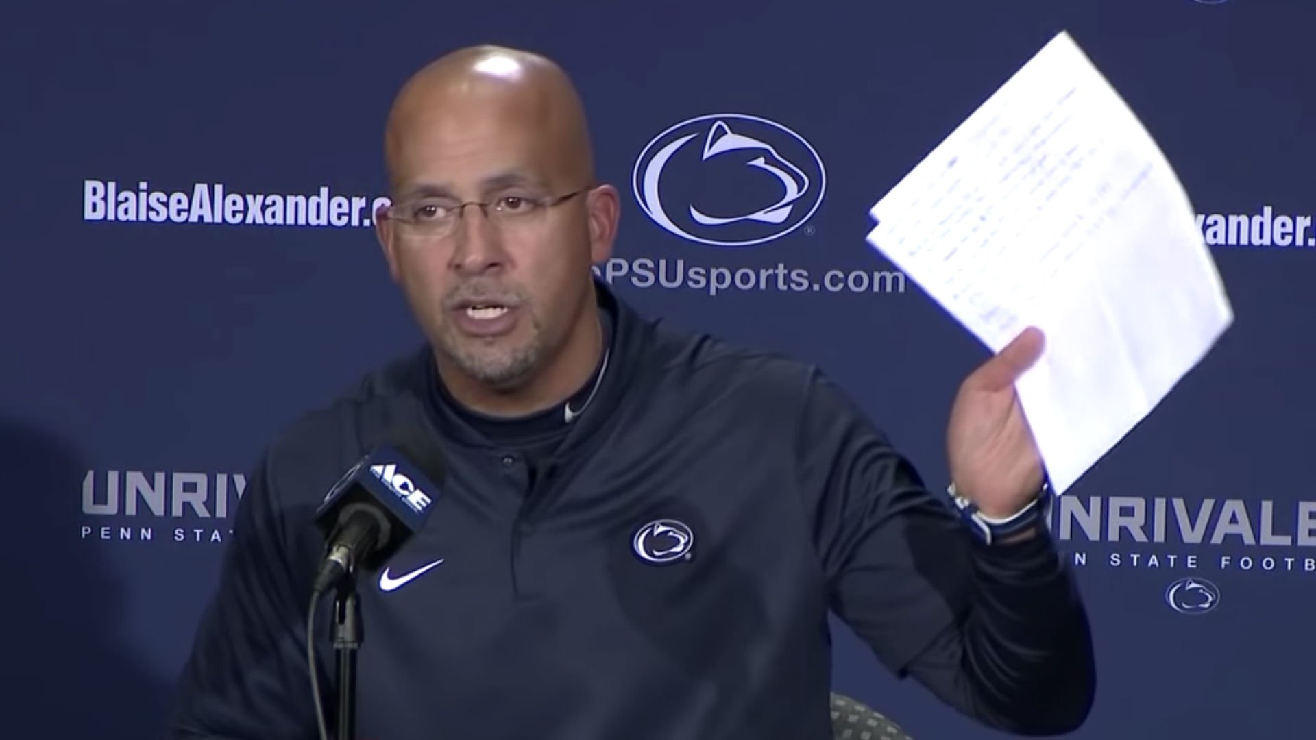 𝐓𝐡𝐞 𝐒𝐩𝐨𝐫𝐭𝐢𝐧𝐠 𝐍𝐞𝐰𝐬 on Twitter: ""We're not an elite team  yet." In a passionate postgame rant, James Franklin explains the difference  between Ohio State and Penn State: https://t.co/Z6AFJxrpHz  https://t.co/GFpCU1KGe4" / Twitter
