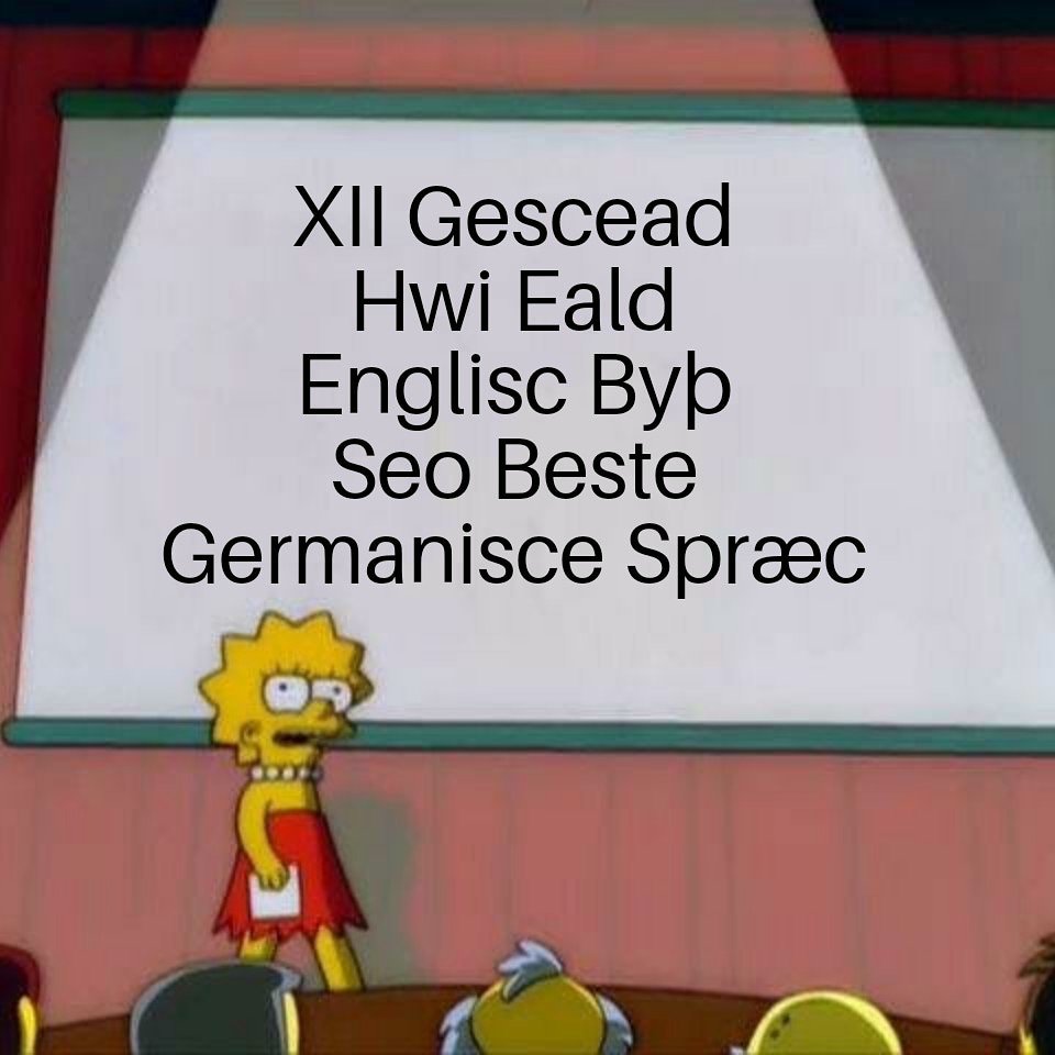 EaldEnglisc's tweet photo. 12 Reasons Why Old English is thr Best Germanic Language
#oldenglish #Englisc #ealdenglisc #Germanic #germaniclanguages https://t.co/DAUKFY7W2E