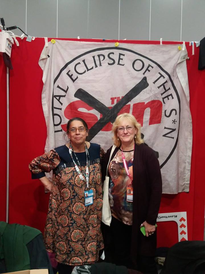 ExPrincesPkBLP's tweet photo. #SocialistSunday Shout out to all the comrades who came to see us @ #RiversideCLP stall at @UKLabour #Lab18 #LabourConference2018 #Labour18 with @KaitDuerden #SamanthaJane  #JoCoxWomenLeadership sisters of our Chair @ShequalityMatte @traceyhylton https://t.co/y2FHCmH3xP