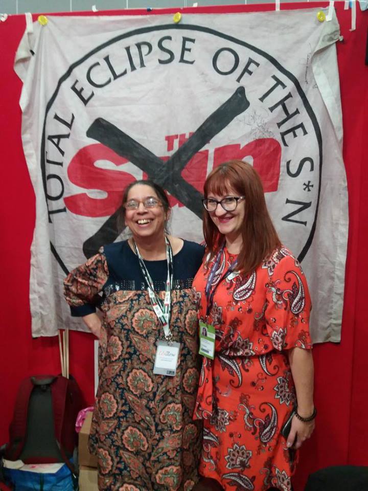 ExPrincesPkBLP's tweet photo. #SocialistSunday Shout out to all the comrades who came to see us @ #RiversideCLP stall at @UKLabour #Lab18 #LabourConference2018 #Labour18 with @KaitDuerden #SamanthaJane  #JoCoxWomenLeadership sisters of our Chair @ShequalityMatte @traceyhylton https://t.co/y2FHCmH3xP