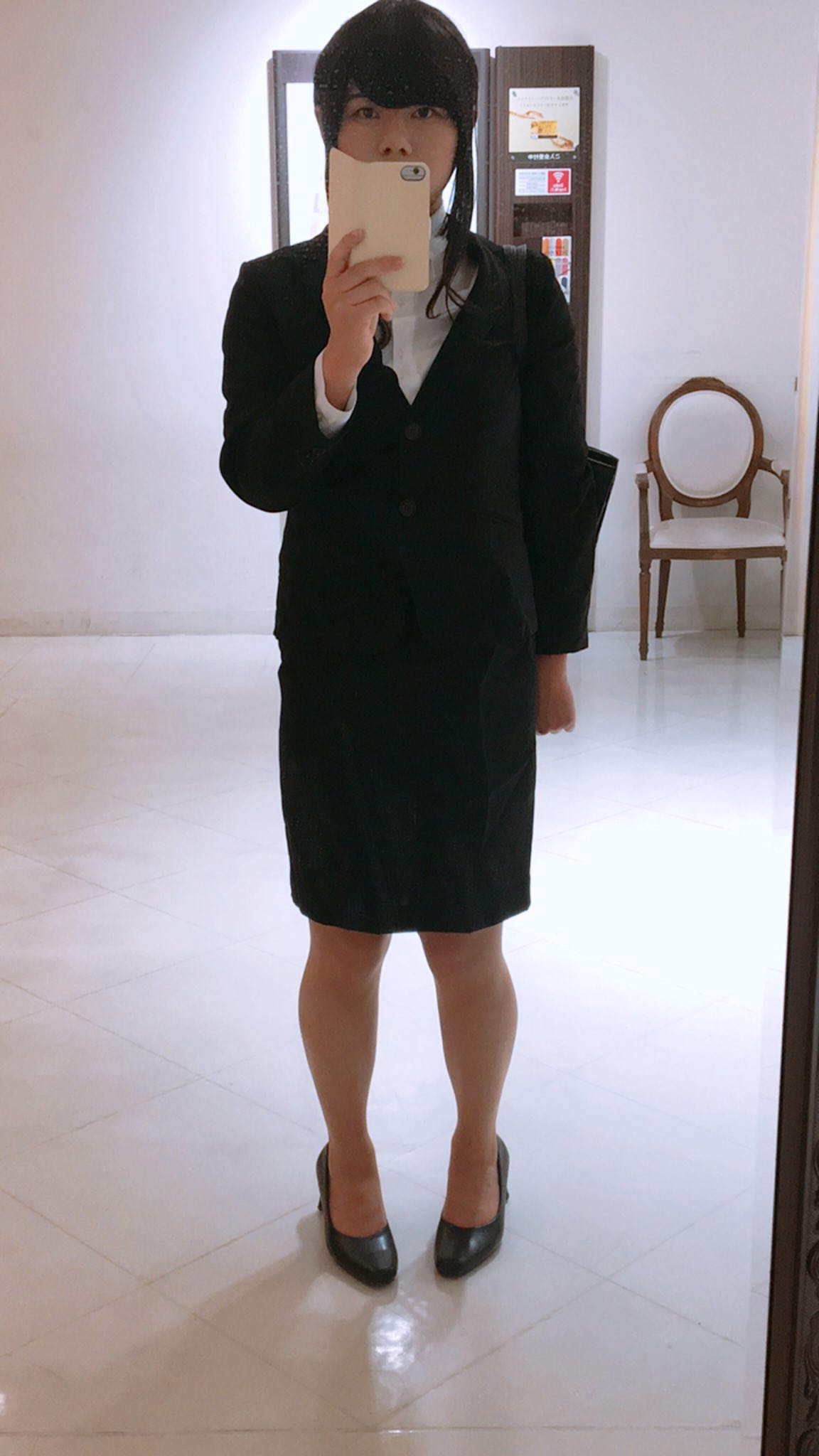 リクルートスーツ 女装 