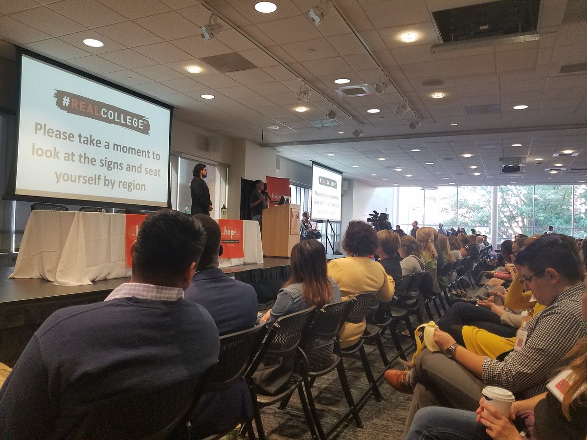 Jess_Bartholow's tweet photo. Day two of #RealCollege #RealCollege2018 kick off.
@Jimmieka_Mills @rubenecanedo @hope4college https://t.co/TQ0Wa1IuTV