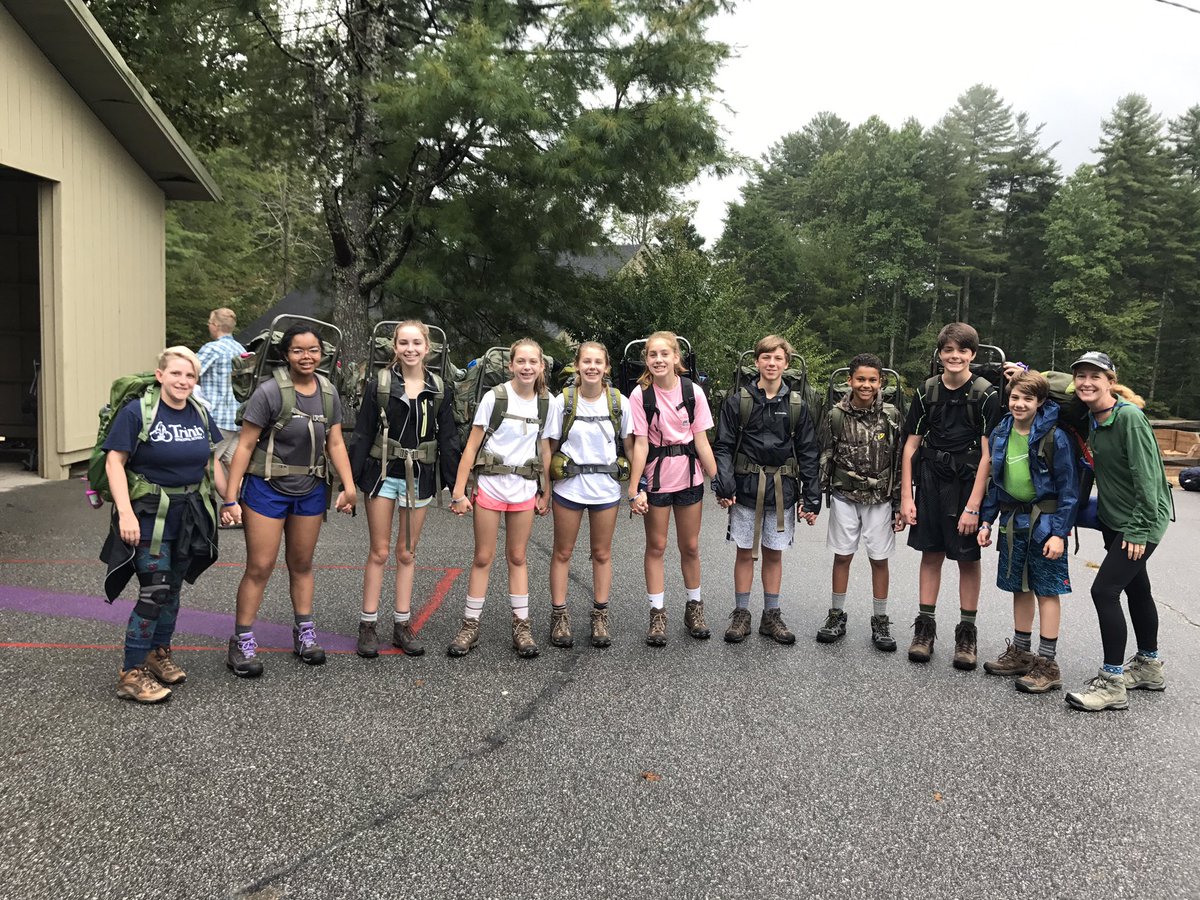 TrescaJulie's tweet photo. Day hike today - getting used to our packs. #TrinityExplores https://t.co/MbSIQAmRzG