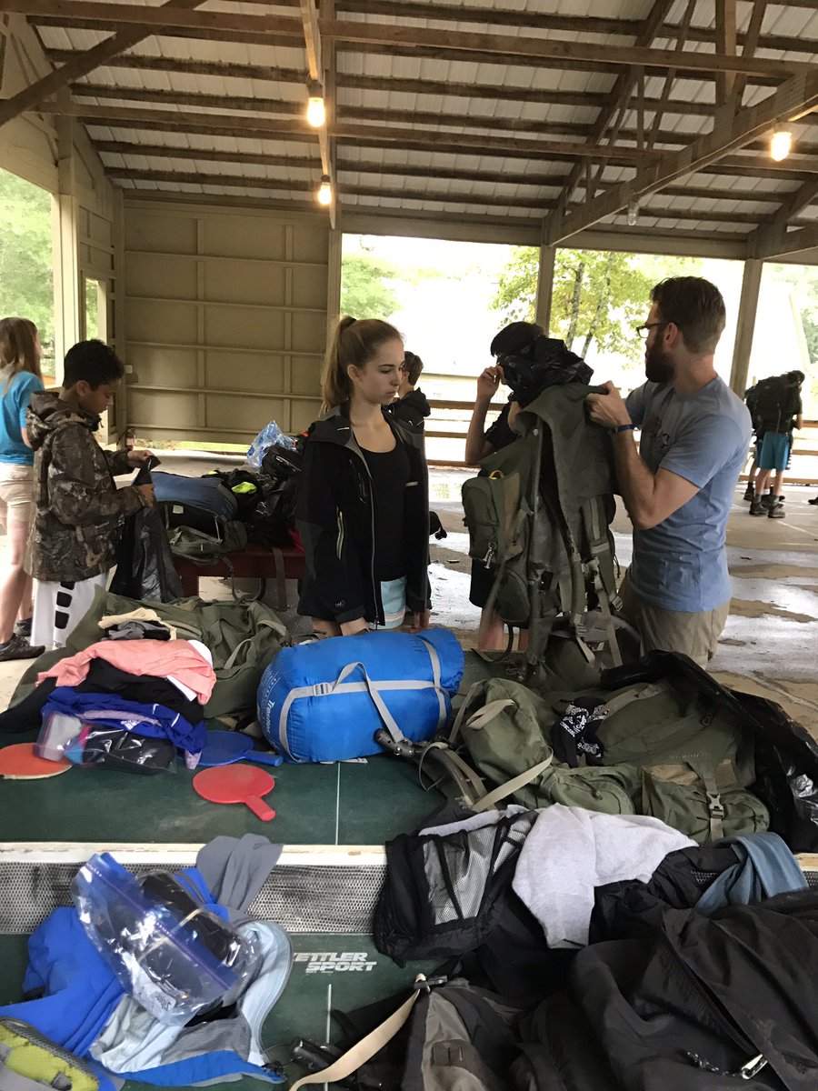 TrescaJulie's tweet photo. Day hike today - getting used to our packs. #TrinityExplores https://t.co/MbSIQAmRzG