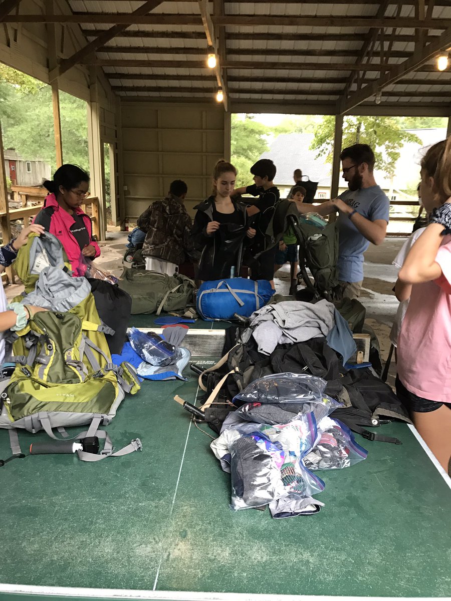 TrescaJulie's tweet photo. Day hike today - getting used to our packs. #TrinityExplores https://t.co/MbSIQAmRzG
