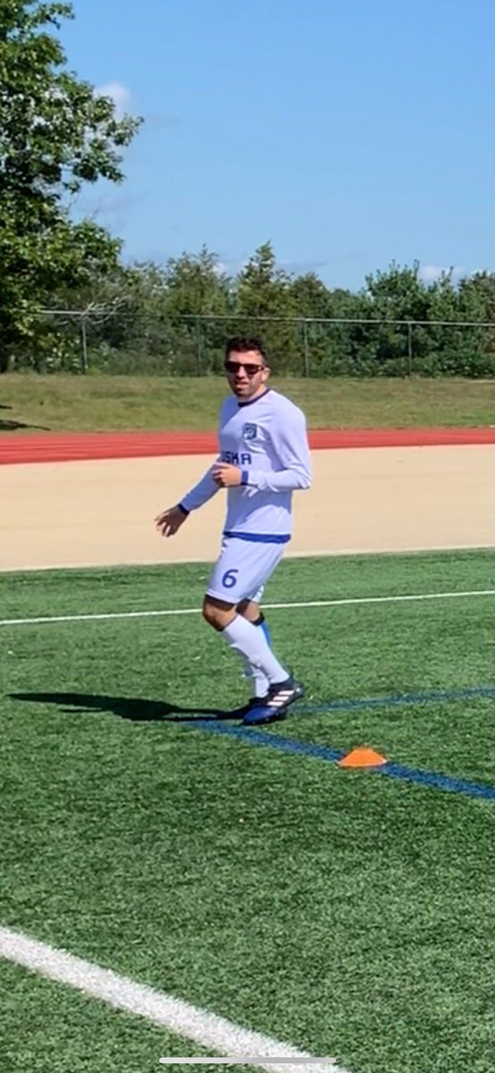 MysticRiverFC's tweet photo. Player/manager @RSabouri warming up prior to the 2-2 draw vs. a determined @providencecity_ side. Both teams fought hard despite missing many players. MOTM: Seth! 👊 #WeGoAgain @NonLeagueUSA @conleyspub https://t.co/arq3qdvlih