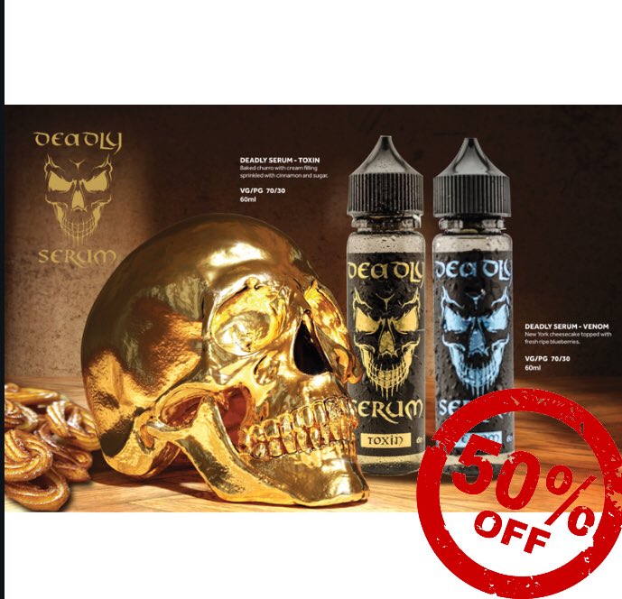 VapeSpartan's tweet photo. HALF PRICE SALE - 50% OFF EVERYTHING.
Use Code: WOW50

Shortcake Man, Deadly Serum &amp; The Kandy Kollection

https://t.co/mQBjNis5vS

#vape #vapers #vapedaily #vapesale #vapeuk #ukvape #ukvaper #ukvapefam #vapefam #vapelove #vapelife #vapenation #londonvaper #vapecommunity #ejuice https://t.co/ynlcEXev6n
