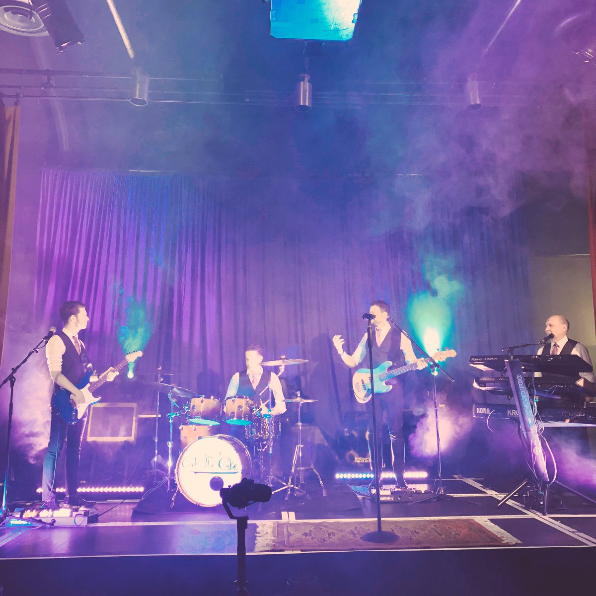 It’s all go in #CutTheCakeBand land today! #videoshoot <a href="/onfife/">ON at Fife Theatres</a>