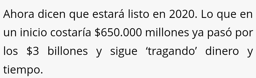 ZuletaJor's tweet photo. @alonsosuarezs2 @compartircol @GiovaMedinaM @scorpio_zsa @IvanDuque Hay que leer papá! Vamos a empezar a recoger la plata de lo que su redentor inició.
Eso sin meter #Reficar, #PuenteDeChirajara, #AIS ya con esos 4 proyecticos es una buena suma todos iniciados en el gobierno de #ParacoMayor. Son datos y hay que darlos 👌🏻 #NoSeaIdiota lacayo https://t.co/6EgXdJFNiu