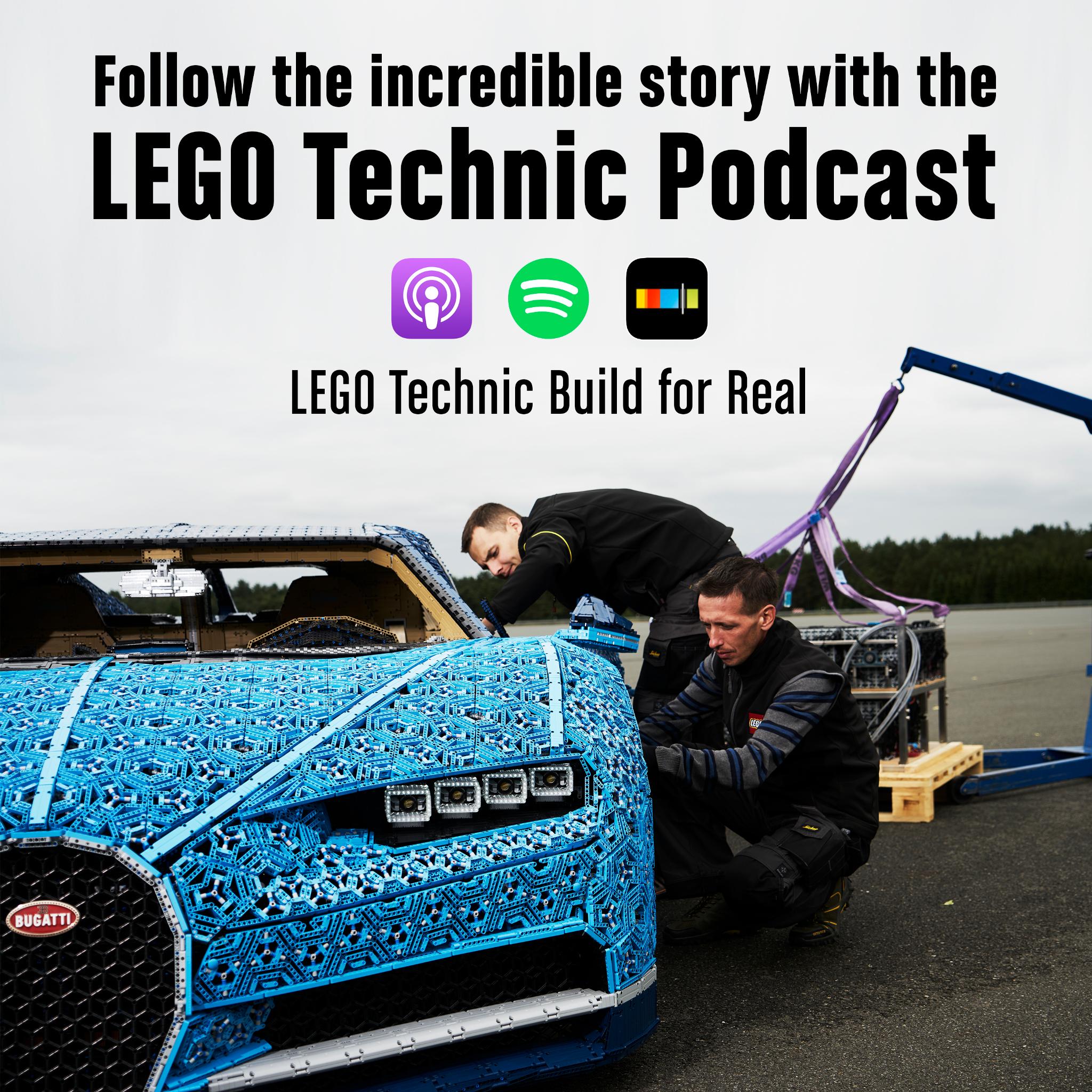 LEGO on Twitter: "Want to know the story behind our amazing life-size LEGO Technic Bugatti Chiron? Then go search for the LEGO® Technic Podcast… New episodes out https://t.co/uCaEUHsgWu" / Twitter