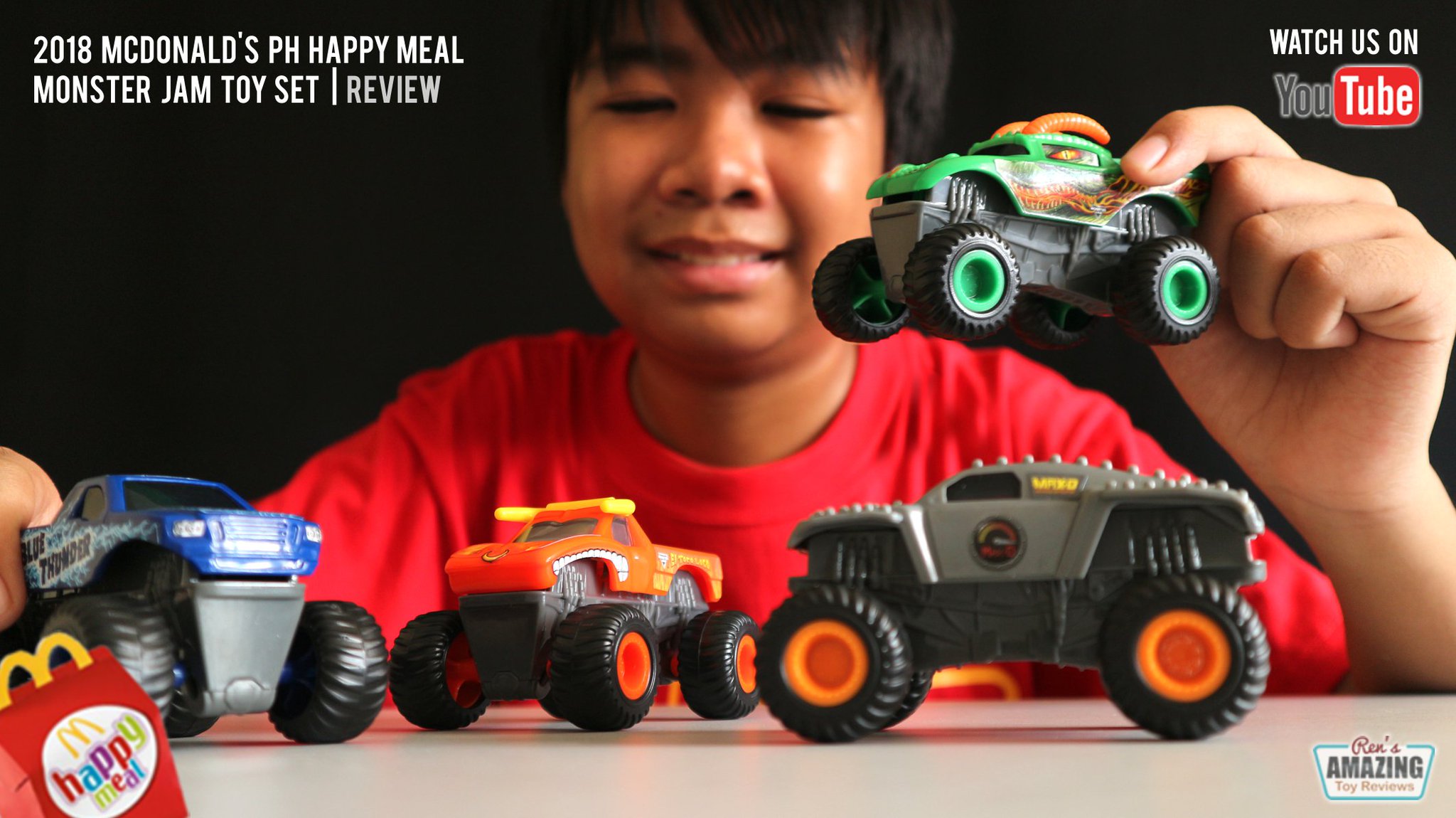 mcdonalds happy meal monster jam 2018